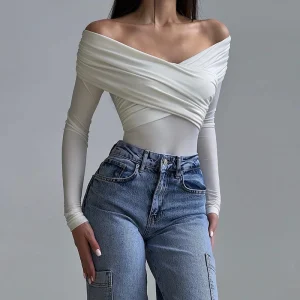 body manche longue blanc