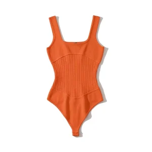 body simple maille orange