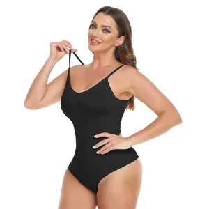 Body noir, galbant pour femmes (S-3XL)